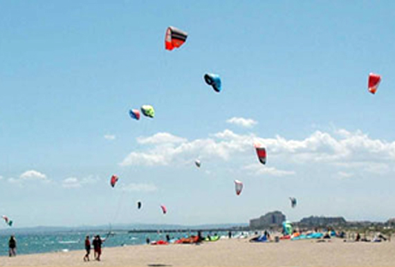 Kitesurf Der Strand la Rubina